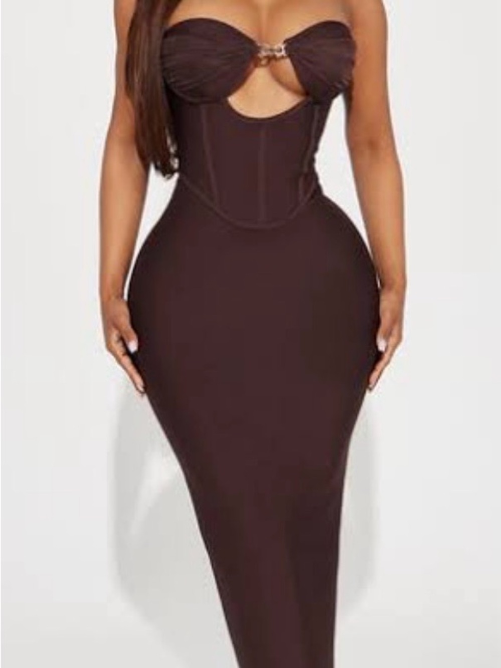 Fashion Nova Big Steppers Bandage Midi Dress NWT Size M